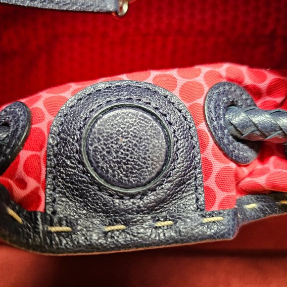 NWT Brighton Canvas/Leather Floral Handbag - Picture 5 of 7